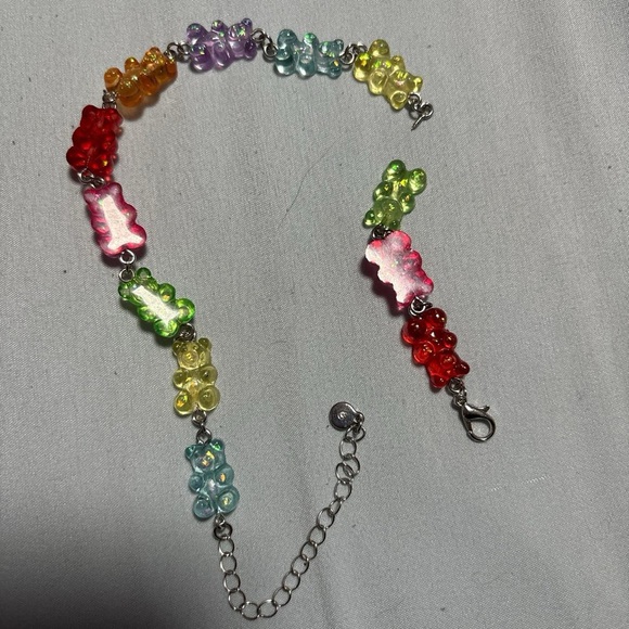 3 piece rainbow star/gummy bear chokers - Picture 5 of 5